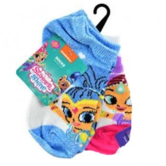 Kids Nickelodeon Socks, Paw Patrol/Shimmer and Shine, 4pk - Just Closeouts Canada Inc.701570894197