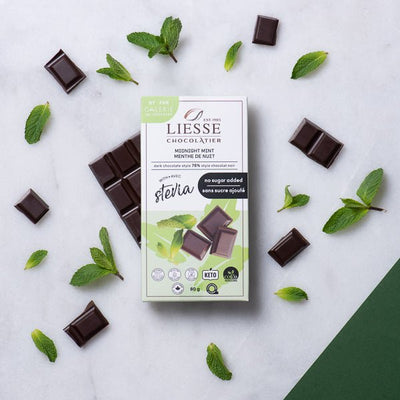 Liesse Chocolatier Midnight Mint, 80g - Just Closeouts Canada Inc.063783410237