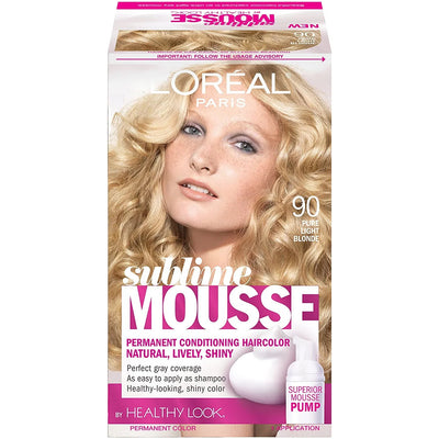L'Oréal Sublime Mousse, 90 Pure Light Blonde - Just Closeouts Canada Inc.071249197226