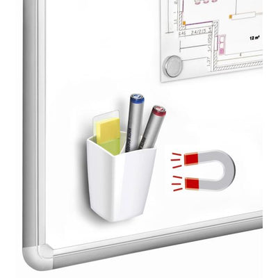 Magnetic Pencil Holder, Color: White - Just Closeouts Canada Inc.3462159014654
