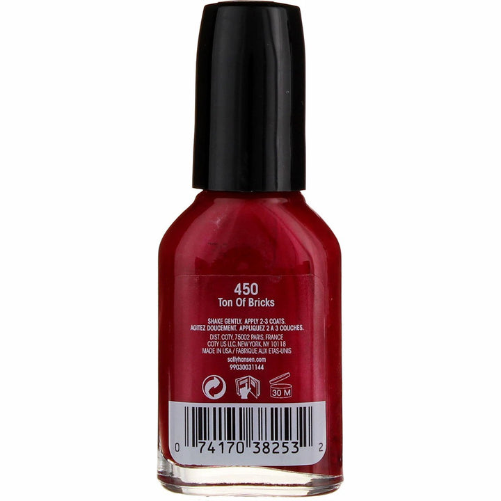 Sally Hansen Hard as Nails Color, Ton of Bricks 13.3ml, 2pk - Just Closeouts Canada Inc.074170382532