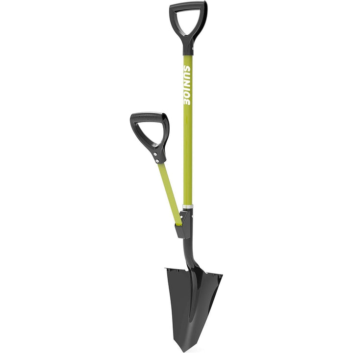 Sun Joe SJ-SHLV07 Strain-Reducing Spear Head Digging Shovel w/Spring Assisted Handle, Green - Just Closeouts Canada Inc.842470108325